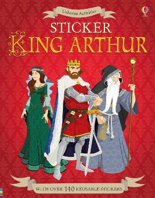 Book cover for Sticker King Arthur