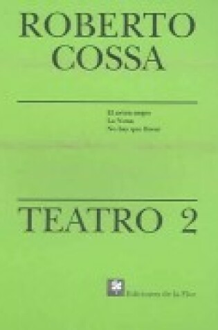 Cover of Cossa - Teatro 1