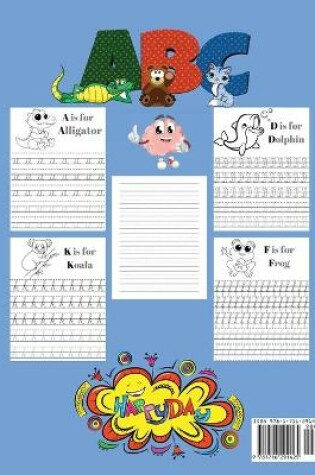 Cover of Handwriting practice workbook for kids ages +3