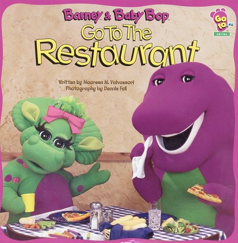 Book cover for Barney & Baby Bop Go to the Restaurant