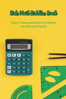 Book cover for Kids Math Riddles Book