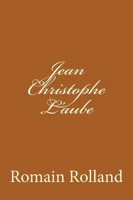 Book cover for Jean Christophe L'aube