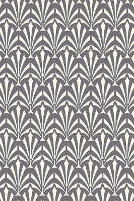 Book cover for Art Deco Pattern Design Journal Grey White