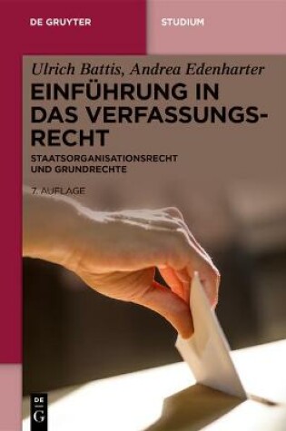 Cover of Einfuhrung in Das Verfassungsrecht