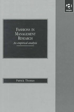 Cover of Fashions in Management Research