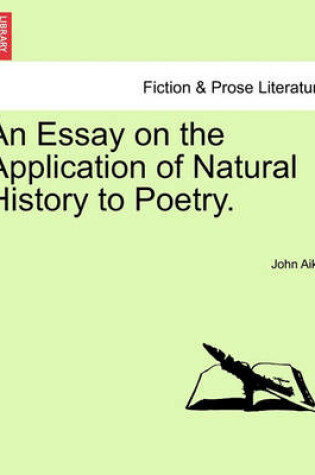 Cover of An Essay on the Application of Natural History to Poetry.