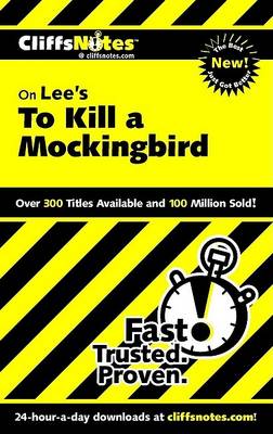 Book cover for Cliffsnotes on Lee's to Kill a Mockingbird