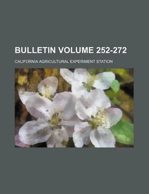 Book cover for Bulletin Volume 252-272