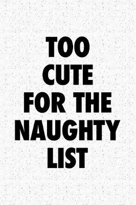 Book cover for Too Cute for the Naughty List