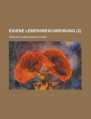 Book cover for Eigene Lebensbeschreibung (2 )