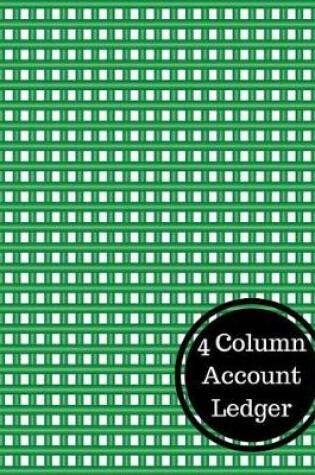 Cover of 4 Column Account Ledger