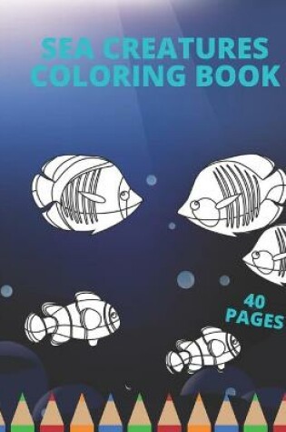 Cover of Sea Creatures Coloring Book