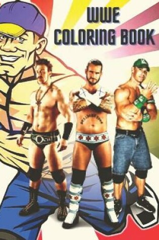 Cover of wwe coloring book