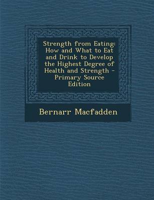 Book cover for Strength from Eating