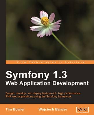 Book cover for Symfony 1.3 Web Application Development