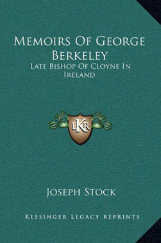 Cover of Memoirs of George Berkeley