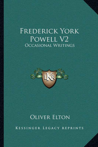 Cover of Frederick York Powell V2