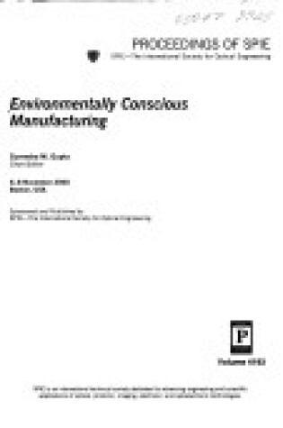 Cover of Environmentally Conscious Manufacturing