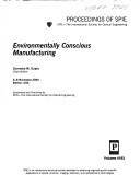 Cover of Environmentally Conscious Manufacturing