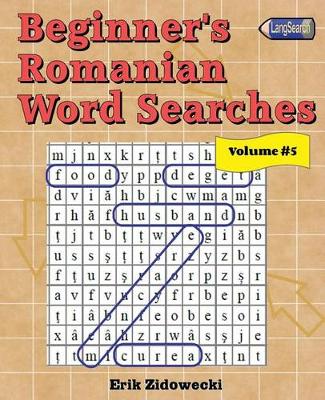Book cover for Beginner's Romanian Word Searches - Volume 5