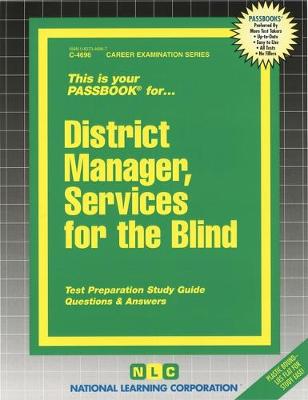 Book cover for District Manager, Services for the Blind