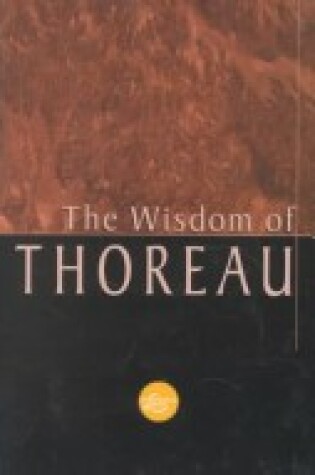 Cover of The Wisdom of Thoreau