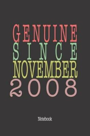 Cover of Genuine Since November 2008