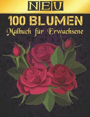 Book cover for Malbuch für Erwachsene Neu Blumen