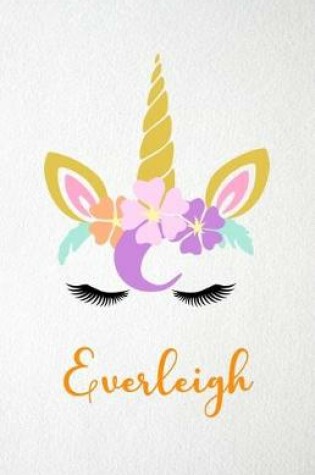 Cover of Everleigh A5 Lined Notebook 110 Pages