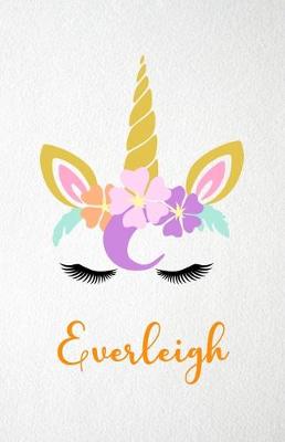 Book cover for Everleigh A5 Lined Notebook 110 Pages