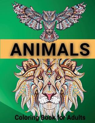 Cover of Animals Coloring Book for Adults