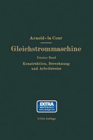 Cover of Konstruktion, Berechnung Und Arbeitsweise