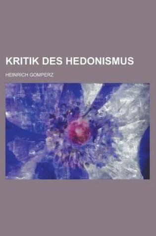 Cover of Kritik Des Hedonismus