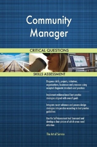 Cover of Community Manager Critical Questions Skills Assessment