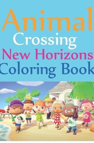 Cover of Animal Crossing New Horizons Coloring Book