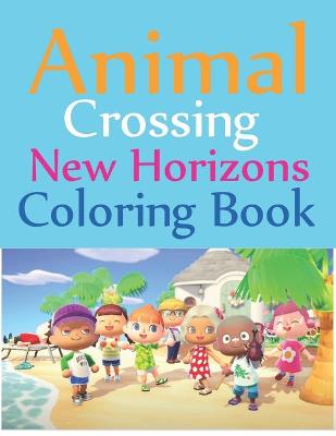 Book cover for Animal Crossing New Horizons Coloring Book