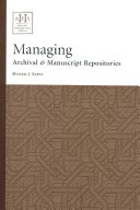 Cover of Managing Archival & Manuscript Repositories