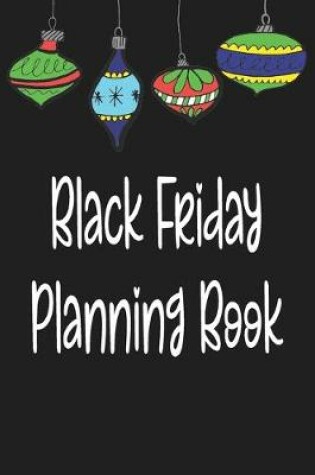 Cover of Black Friday Planning Book