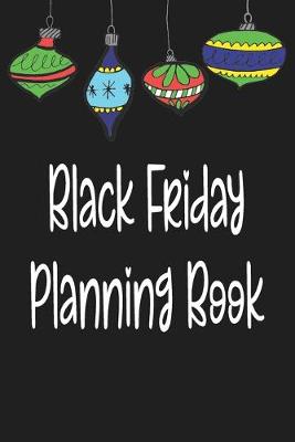 Book cover for Black Friday Planning Book