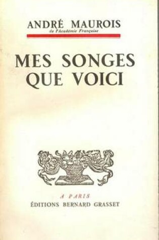 Cover of Mes Songes Que Voici