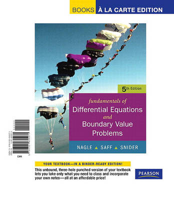 Book cover for Fundamentals of Differential Equations with Boundary Value Problems with Ide CD, Books a la Carte Edition