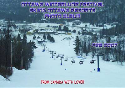 Cover of Ottawa Winterlude Festival - Skiing Ottawa Resorts Photo Album - Feb 2007 (English eBook C7)