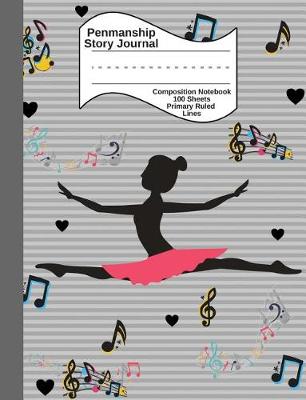 Book cover for Penmanship Story Journal Composition Note Book 100 Sheets Primary Ruled Lines Bl