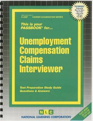 Book cover for Unemployment Compensation Claims Interviewer