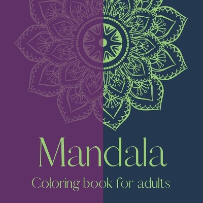 Book cover for Mandala Coloring Book for Adults