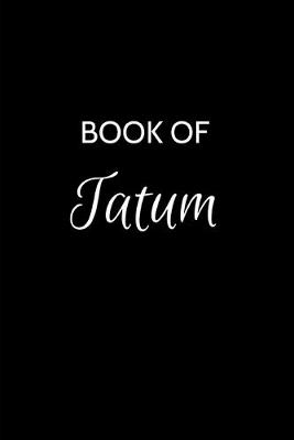Book cover for Book of Tatum