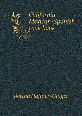 Book cover for California Mexican-Spanish cook book