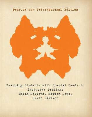 Book cover for Teaching Students with Special Needs in Inclusive Settings: Pearson New International Edition