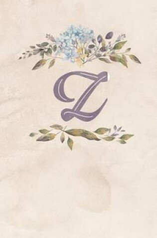 Cover of Vintage Floral Monogram Journal - Z