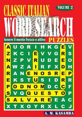 Book cover for CLASSIC ITALIAN Word Search Puzzles. Vol. 2